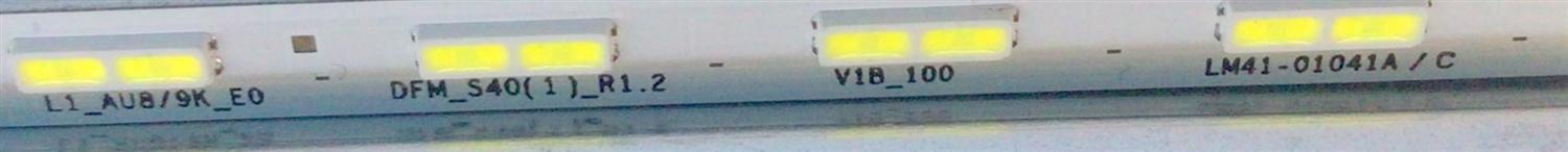 LED PARA TV SAMSUNG / NUMERO DE PARTE BN96-52597A / LM41-01041A / LM4101041A / Q500C-64 / L1_AU8/9K_E0 / BN61-17491A / BN61-17491A001 / PANEL CY-SA050HGAV4H / MODELOS HG50AU800NFXZA / UN50AU8000FXZA / (MEDIDAS 1.09M X 15CM) - Imagen 2